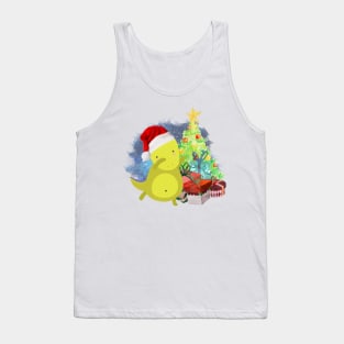 T-Rex: a Dinosaur Christmas Tank Top